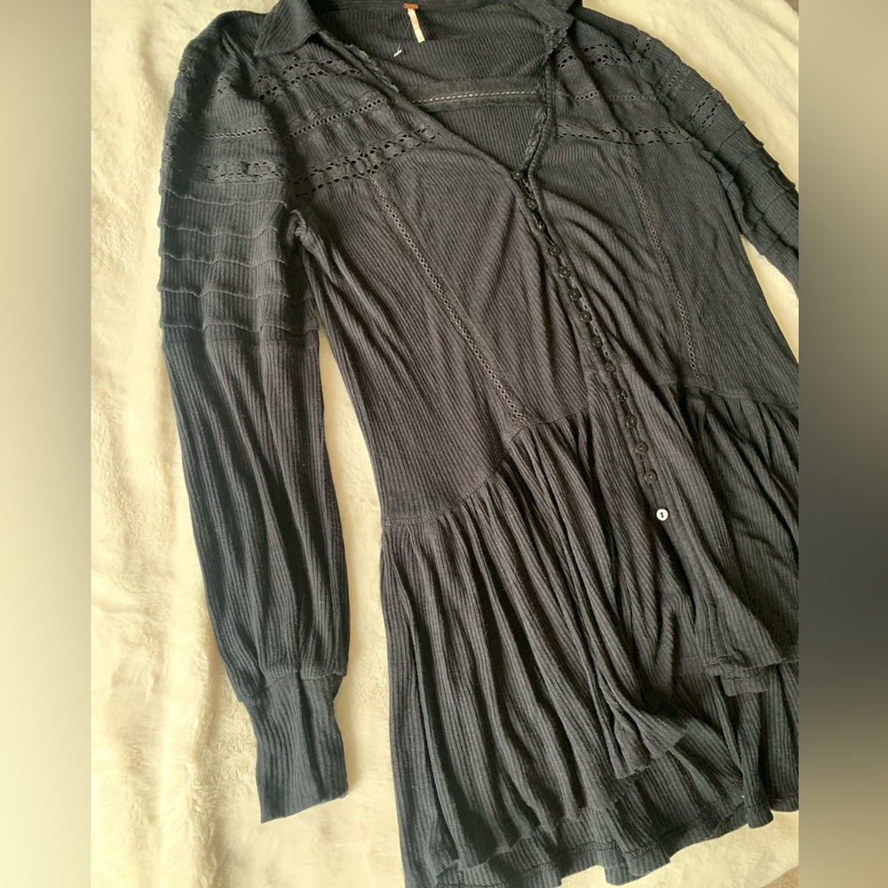 Nwt ribbed button tunic - Picture 2 of 3
